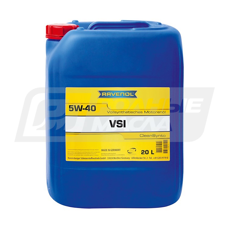 RAVENOL VSI 5W40, 20л 111113002001999